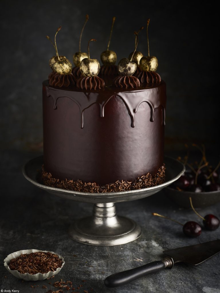 Decadent Black Forest Cake food for celebration Highly Commended 2018